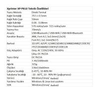 XPRINTER XP-P810 Bluetooth Termal Transfer TAŞINABİLİR MOBİL SADECE ANDROİD UYUMLU FİŞ BARKOD MOBİL YAZICI
